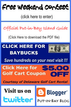 Put-in-Bay on South Bass Island Golf Cart Lodging Coupon Island Guide Free Weekend Contest